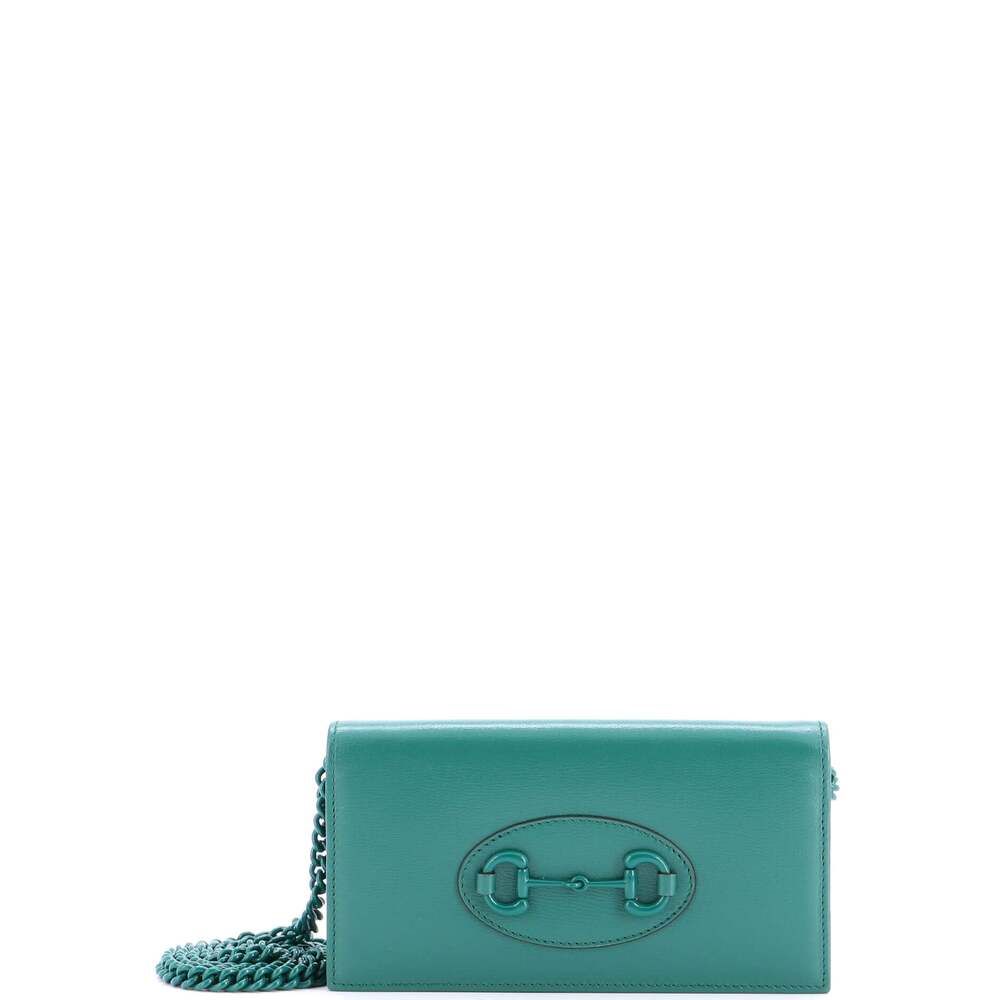 Gucci Horsebit Chain Wallet Leather #193576G97B